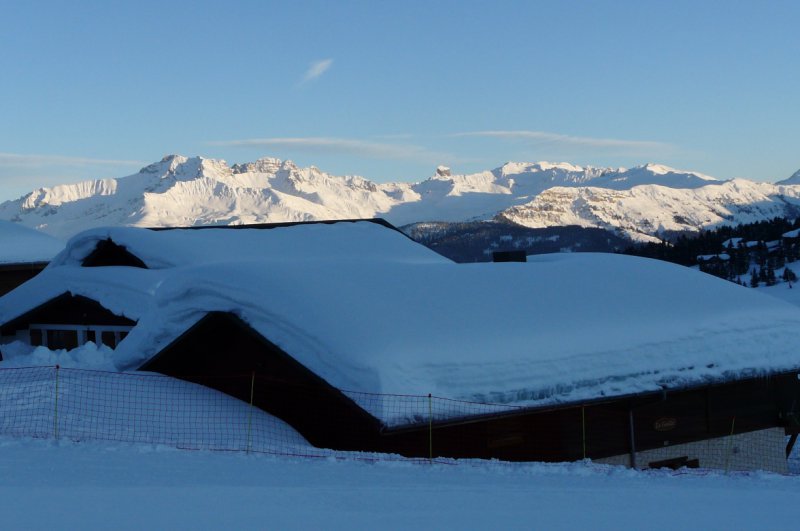 les Saisies fin de journée